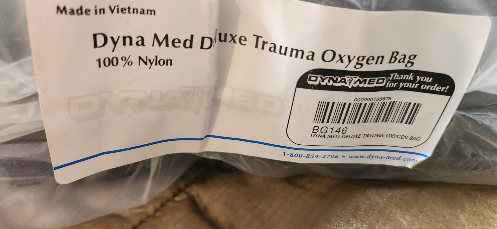 DynaMed deluxe Trauma Bag for Emergency Medicine, Bag Only