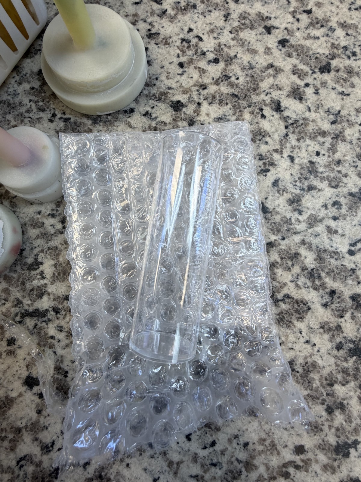 ivoclar vivadent for silicone pressing molding + clear plastic measurement tube