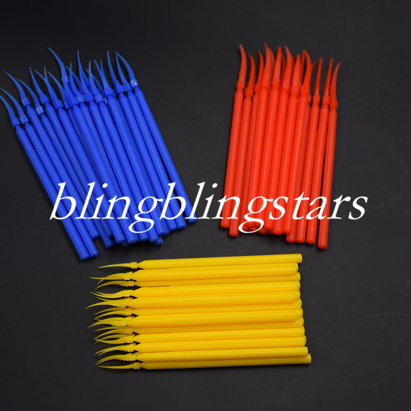 Dental Integrated Interdental Plastic Wedges With Long Handle Poly 3 Sizes