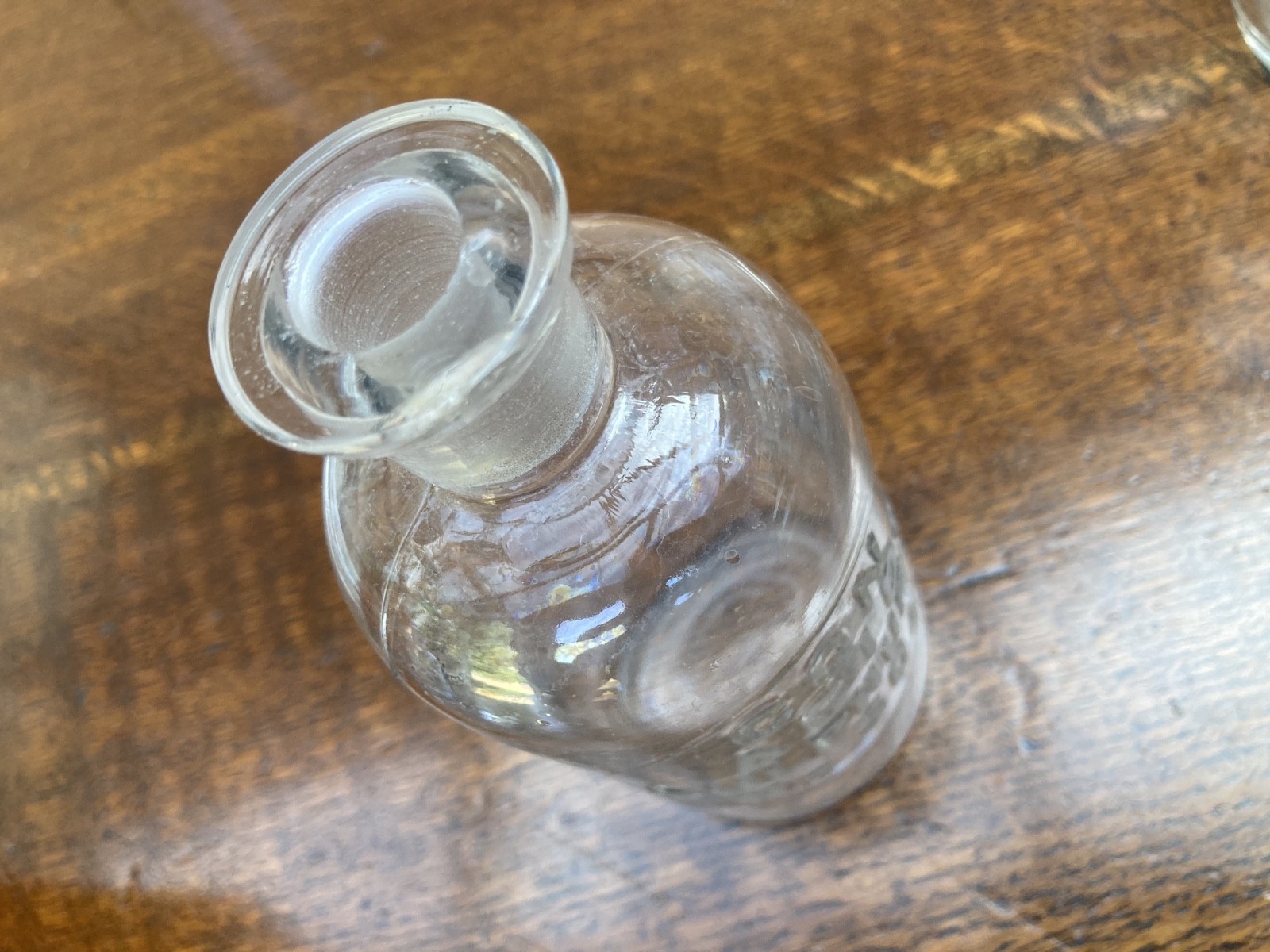 11 vintage laboratory glassware chemical bottles with stoppers