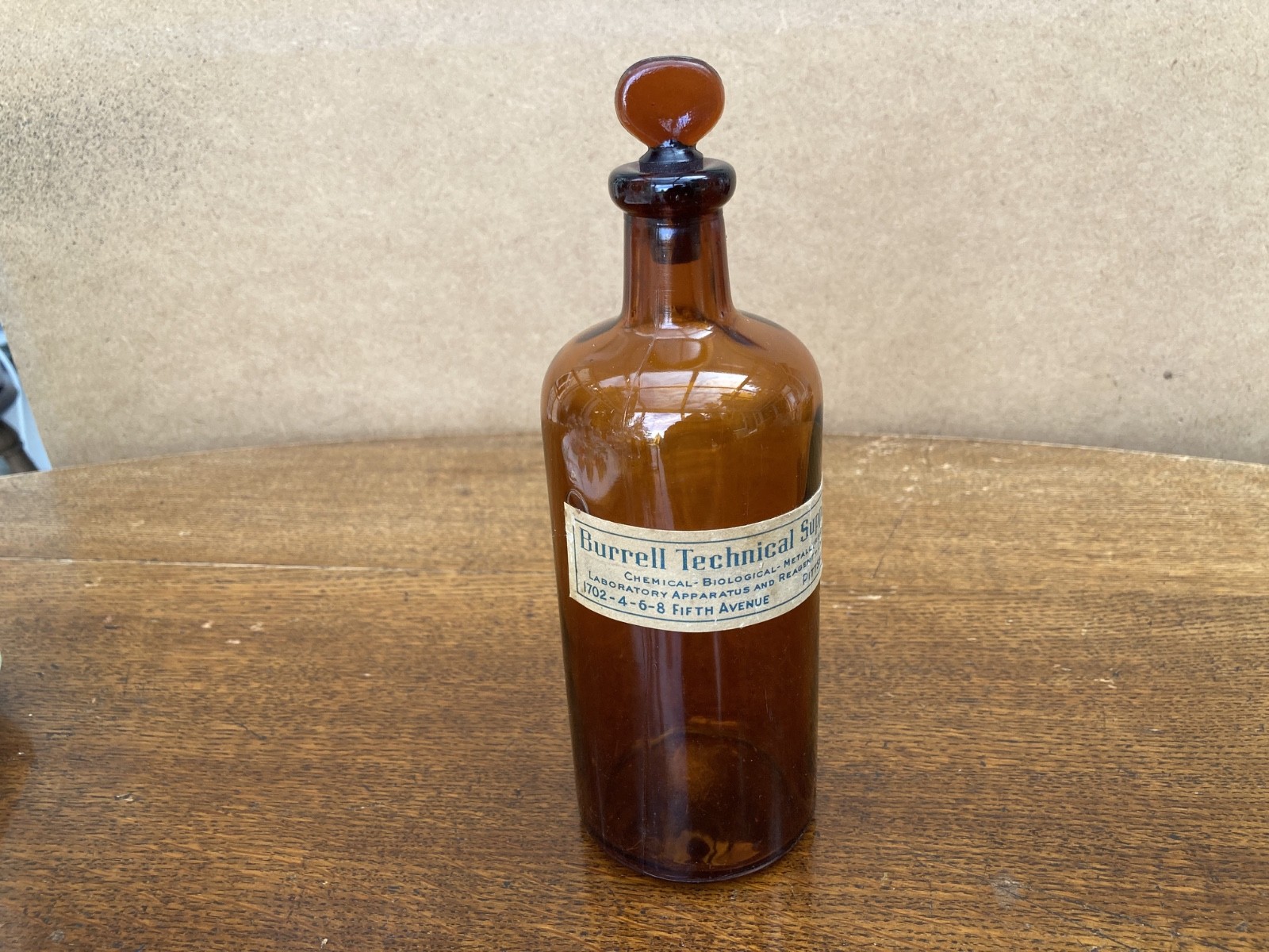 11 vintage laboratory glassware chemical bottles with stoppers