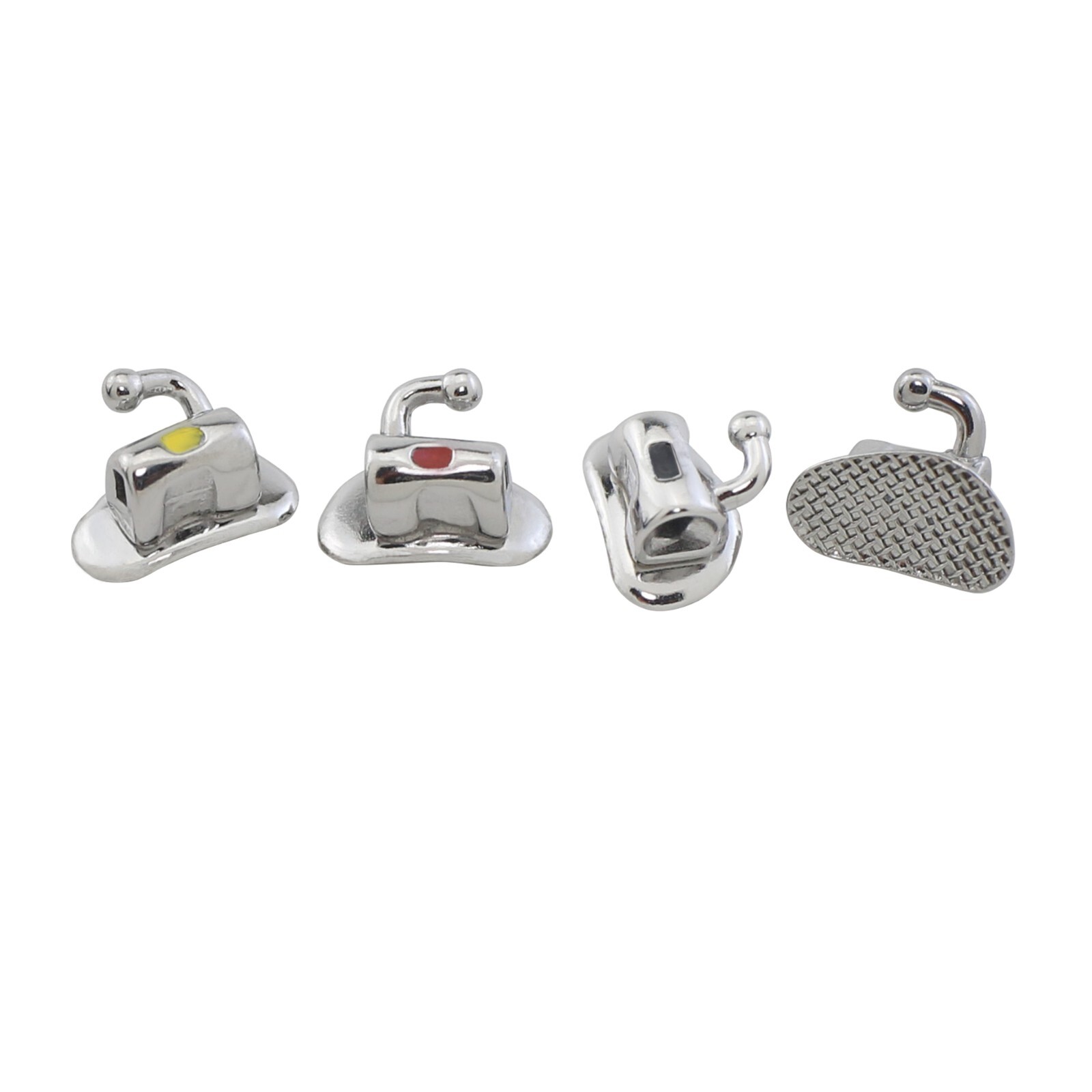 Dental Orthodontic Buccal Tubes 1st 2nd Molar Brackets Roth MBT 0.022 20 Sets 3G
