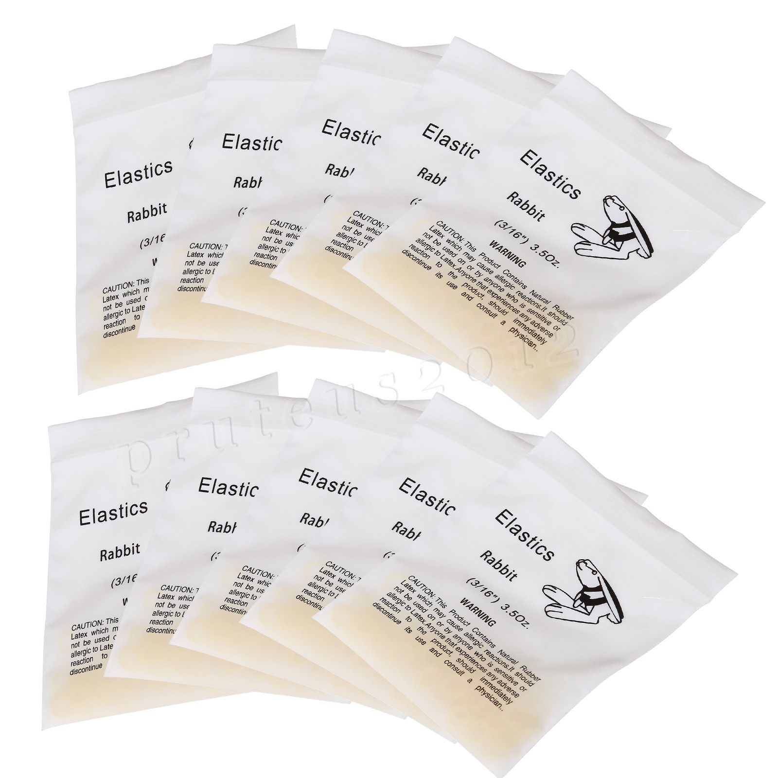 CLEAR X-HEAVY 6.5 OZ ORTHODONTIC ELASTIC BRACES DENTAL RUBBER BANDS 1/4 1/8 3/16