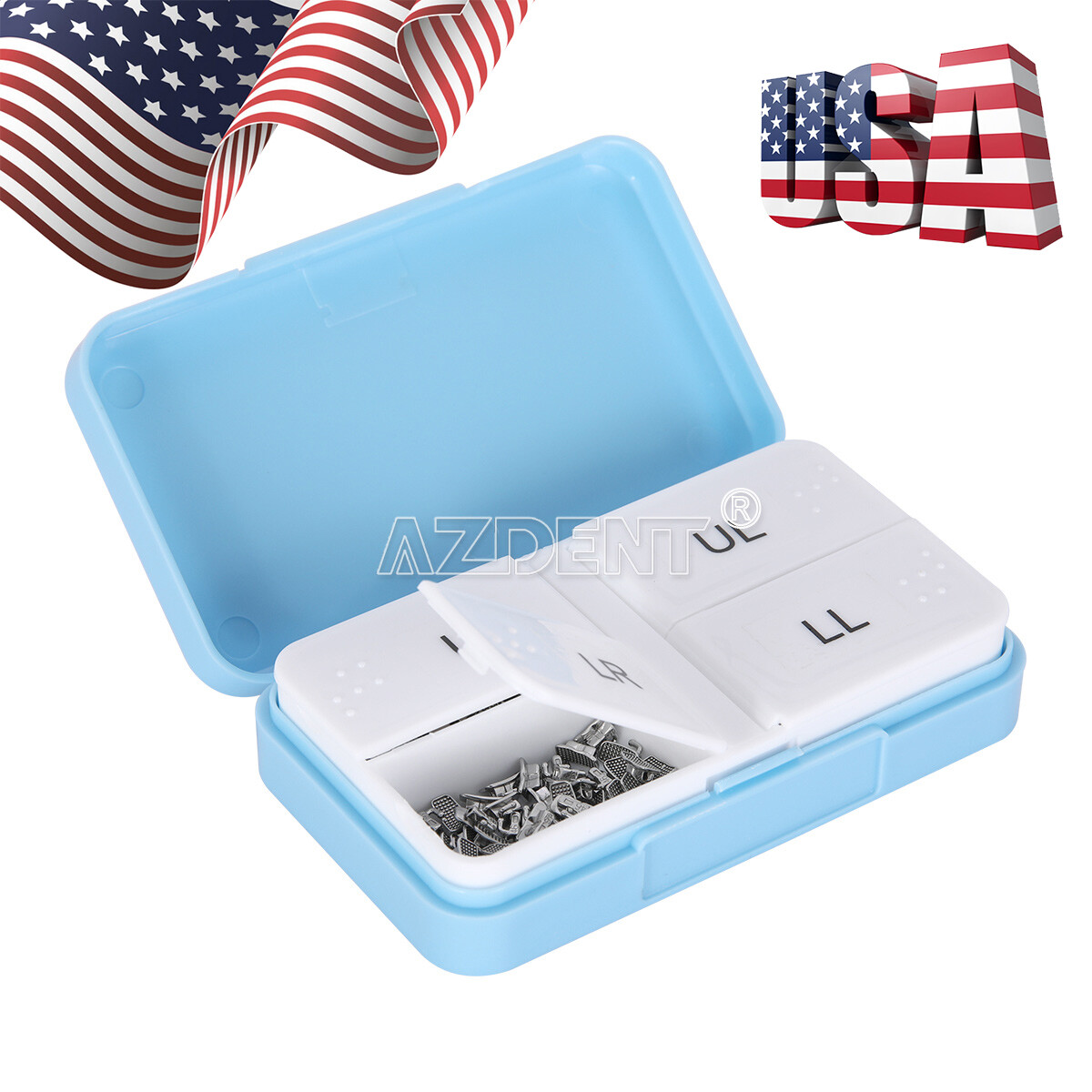 Dental Ortho Self-Ligating Brackets Braces Hook 345 /Buccal Tubes Roth/MBT .022