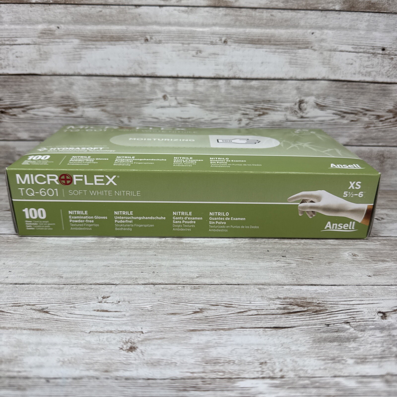 MicroFlex Soft White Nitrile Exam Size: X-Small TQ-601-XS *10-BOX CASE*See Date*