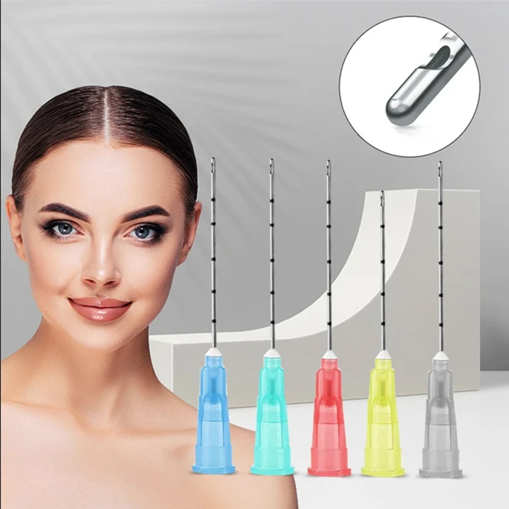 50pcs/box Disposable Blunt Tip Cannula Needle 18g 21g 22g 23g 25g 27g 30g Pierci