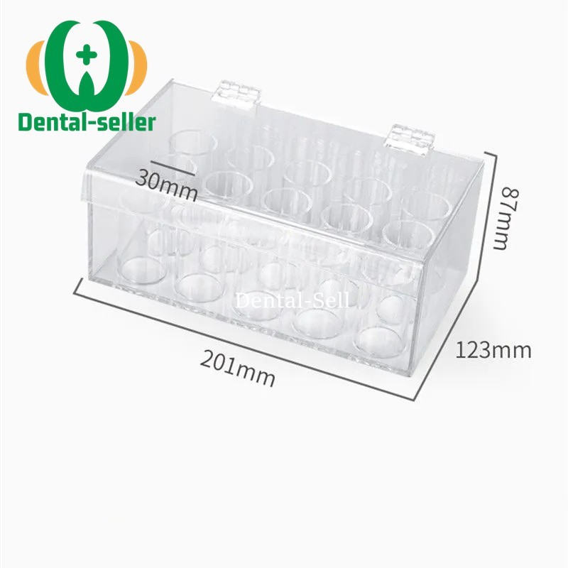 1Pcs Dental Orthodontic Ligature Tie Box Organizer Arcylic Dispenser Storage Box
