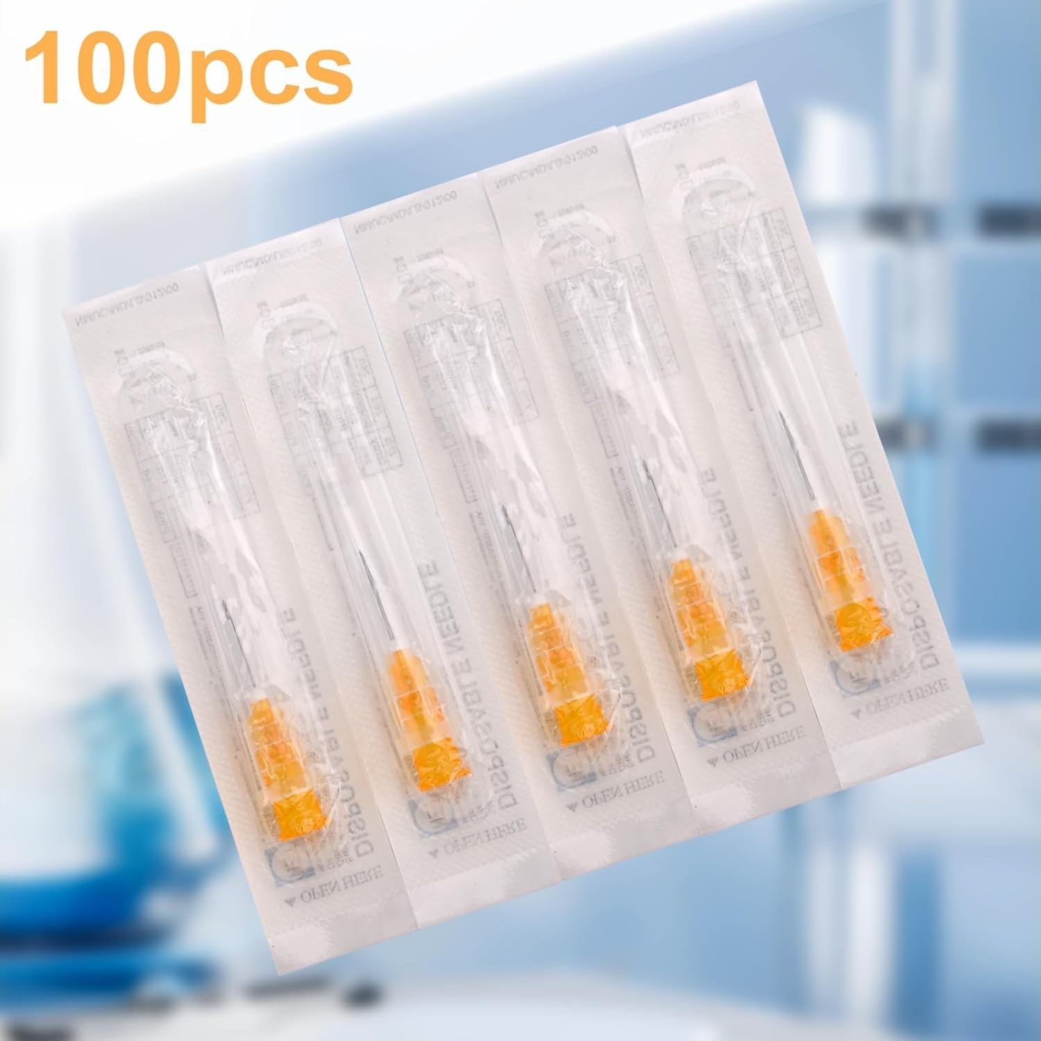 High-Quality 100 pcs 25 Ga 25mm Needle Set – Secure Connections for Measurement