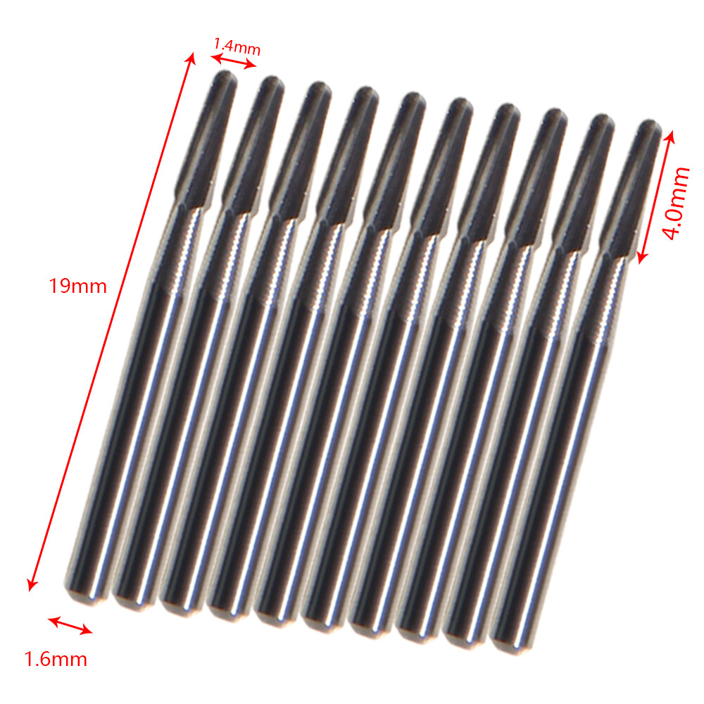 10*Dental Tungsten Carbide Tungsten Steel Burs for High Speed Handpiece FG1172