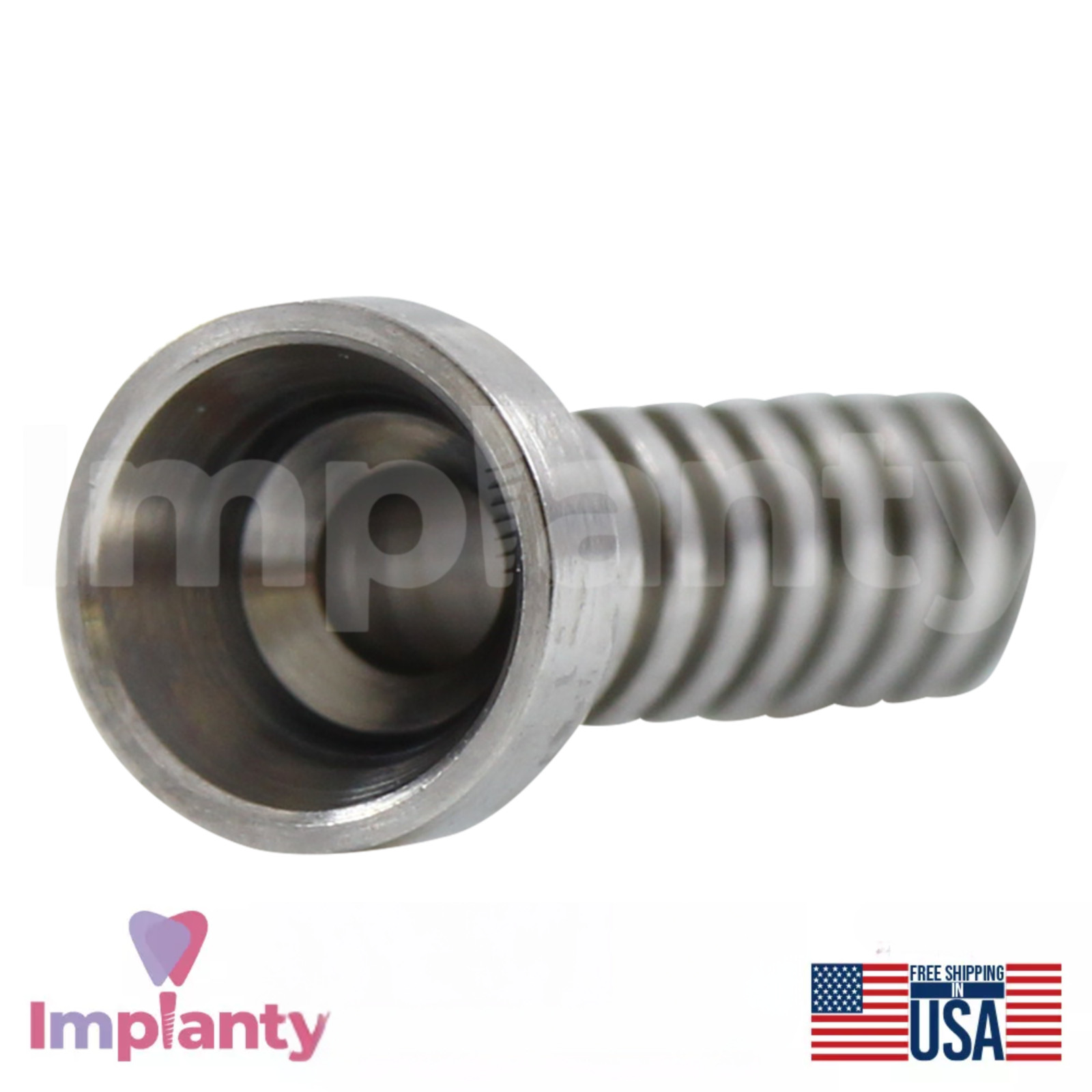 5x Dental Straight Multi Unit NP Conical Connection 2.25mm Titanium Sleeve Set