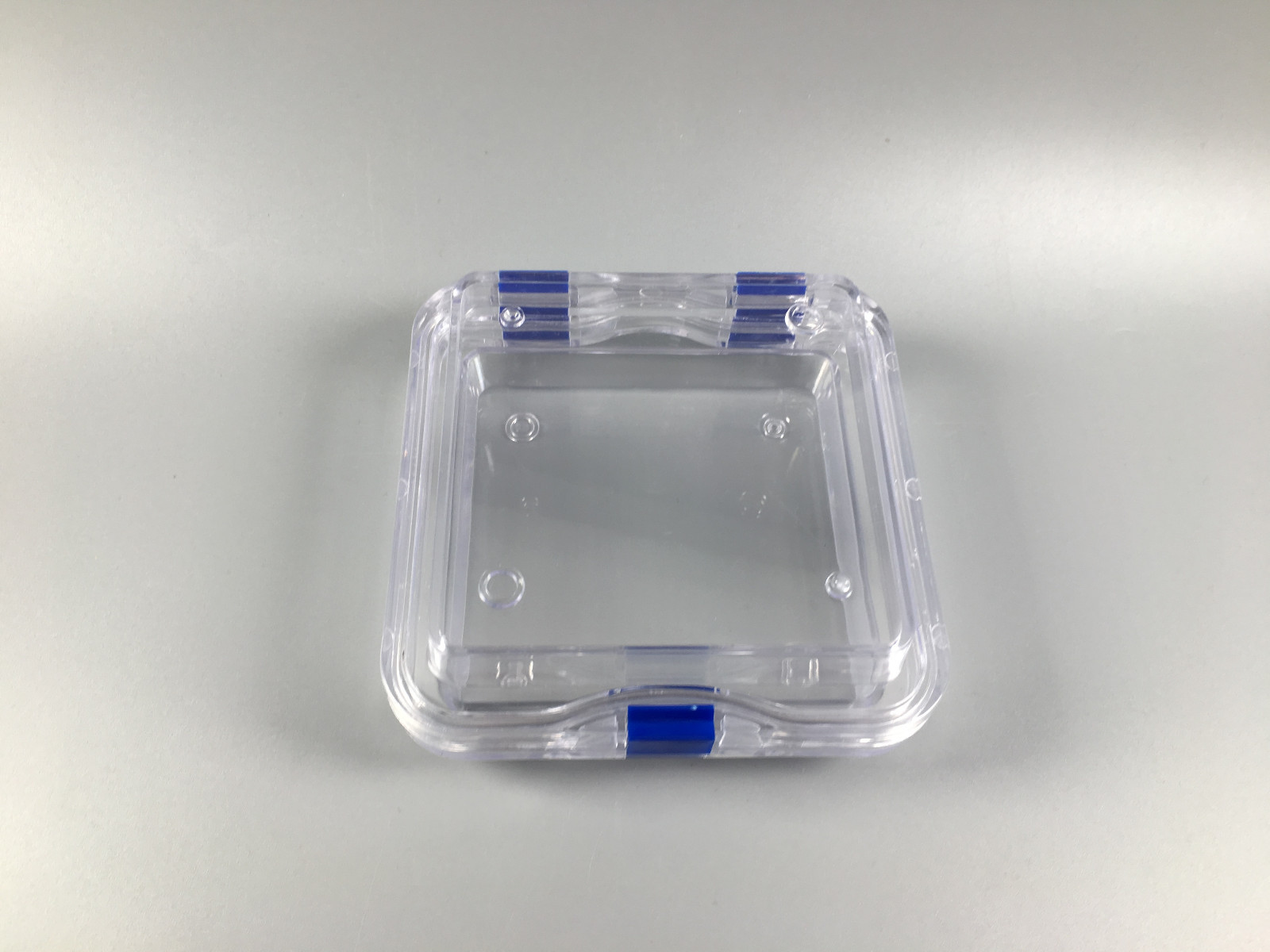 Denture False Inlay Teeth Membrane Case Hinged Display Jewelry Box Fragile Optic