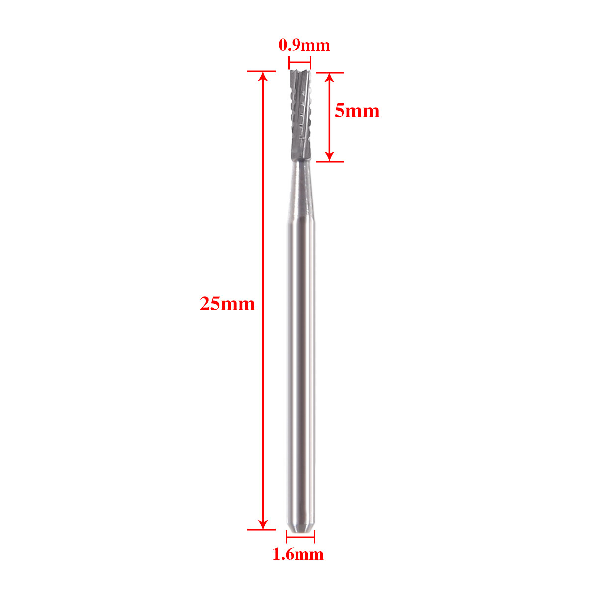 Dental Surgical Length Bur Tungsten Carbide 25mm FG SURG 556 straight fissure DL