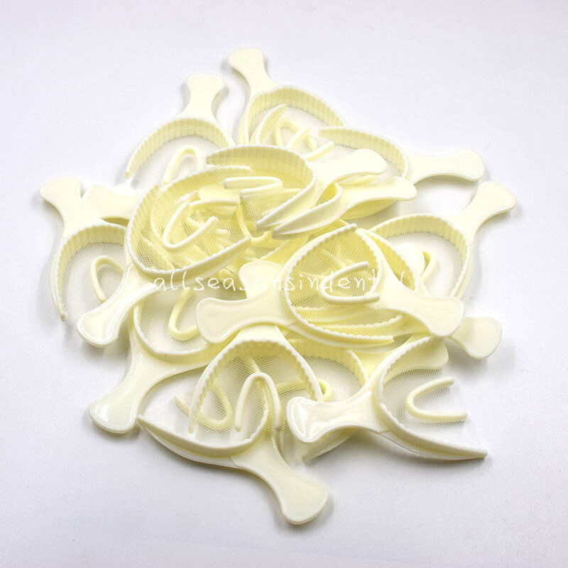 50 Pcs/Bag Dental Disposable Triple Impression Bite Registration Trays F/A/P/Q/S