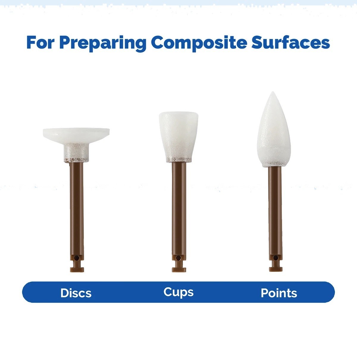 40 Pcs/Pack Dental Composite Polishing Finishing Cups/Points/Discs Fit ENHANCE