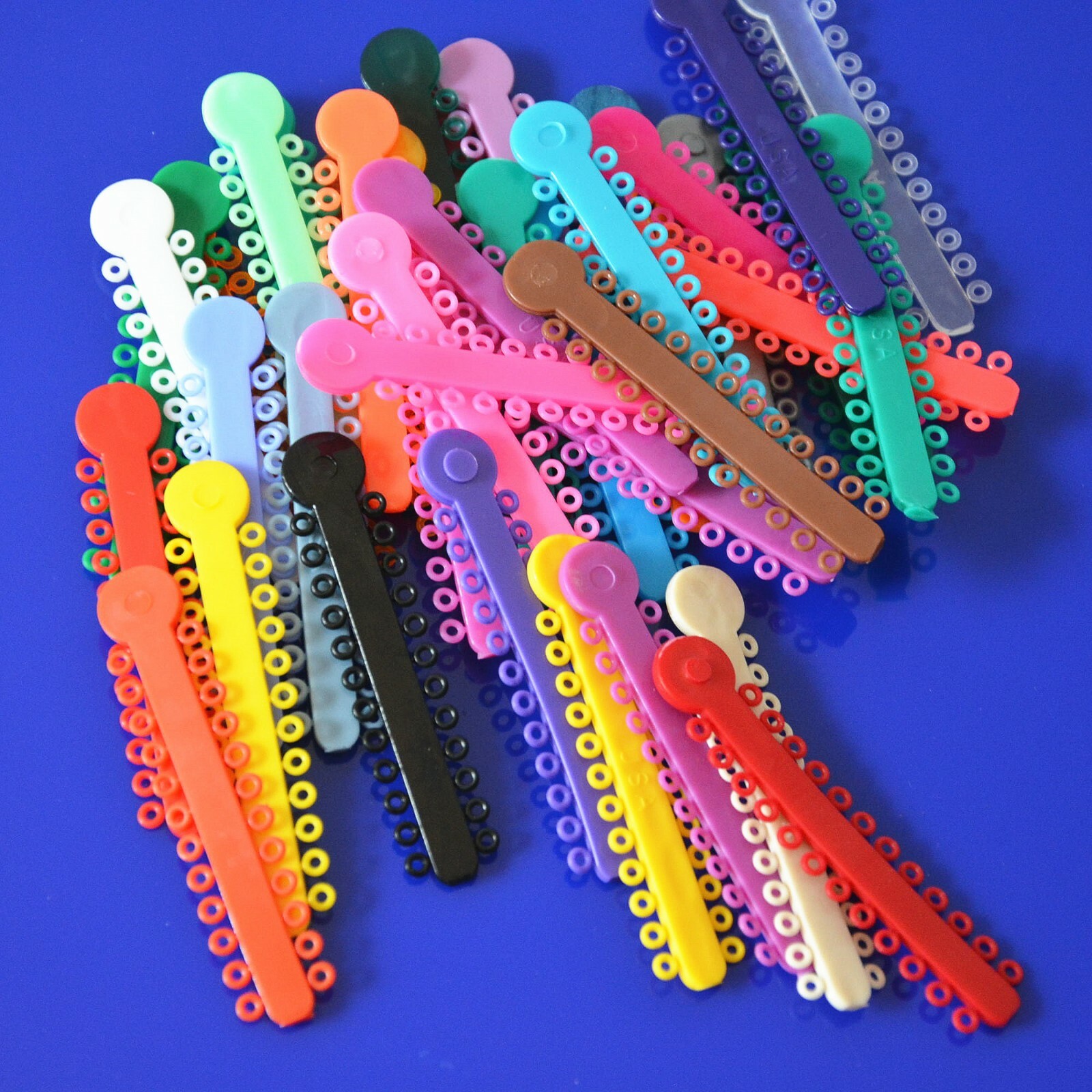 5 Packs Dental Elastics Ligature Ties Rubber Bands Mixed Color 1008Pcs/Pack