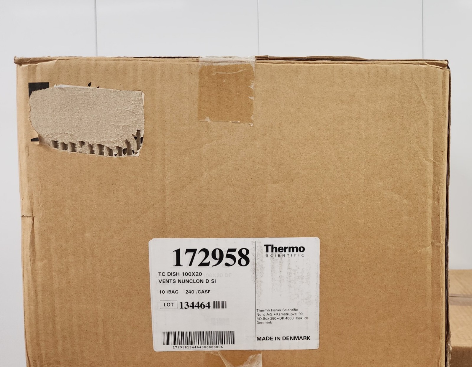Thermo Scientific 172958 Nunc Cell Culture/Petri Dishes CASE OF 240