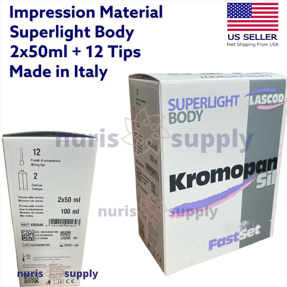 Dental Impression VPS Material Superlight Body or Heavy Body Fast KromopanSil