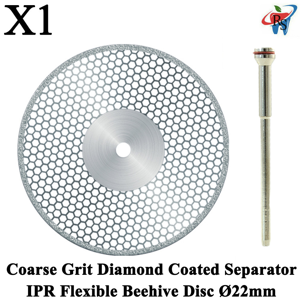 1x Coarse Double Sided Diamond Coated Grit Disc For IPR Ø22mm Thickness 0.29mm