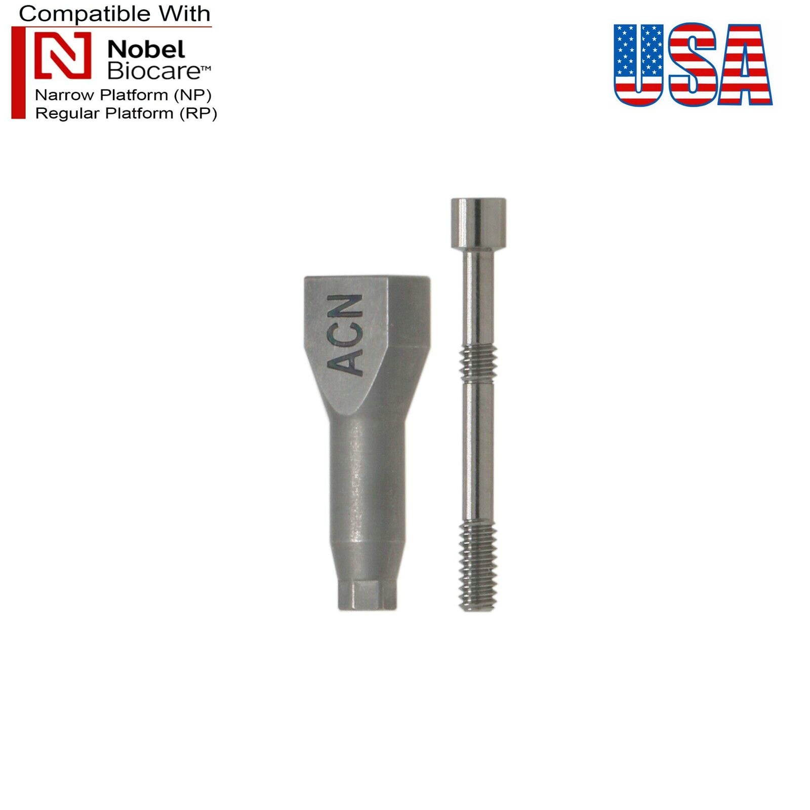 US Dental Nobel Active NP/RP Impression Transfer Coping Open Close Tray Analog