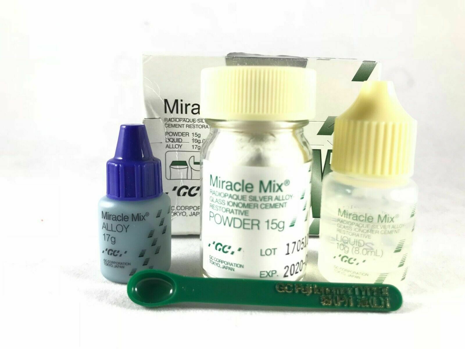 Miracle Mix Silver-Alloy Powder & Liquid Kit by GC (EXPIRY 23 May 2025)