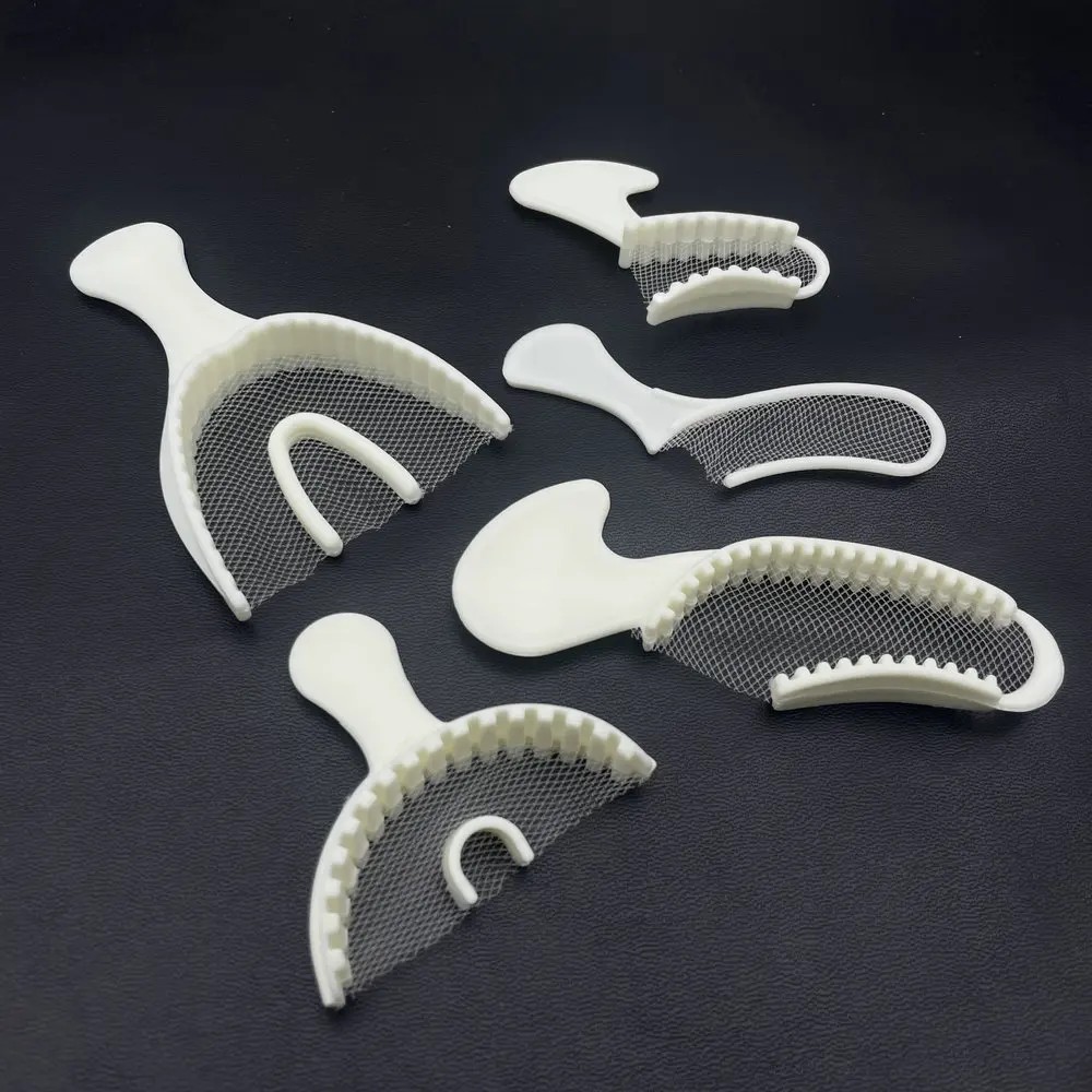 Dental Impression Bite Registration Triple Trays Disposable 35Pcs/Pack