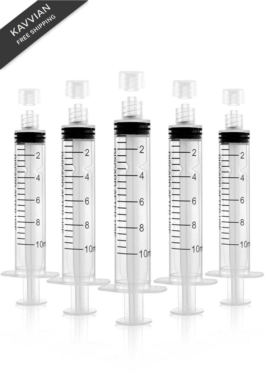 Luer Lock Syringe 10ml – Sterile Disposable Syringes 10ml, transparency
