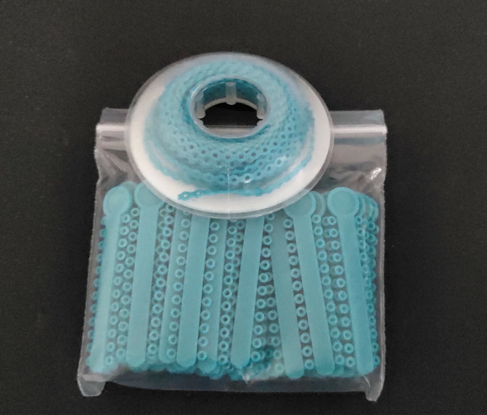 1 Pack Teal Ligature Tie 1008Pcs/Pack 1 Pack Ultra Power Chain 15 Feet Short