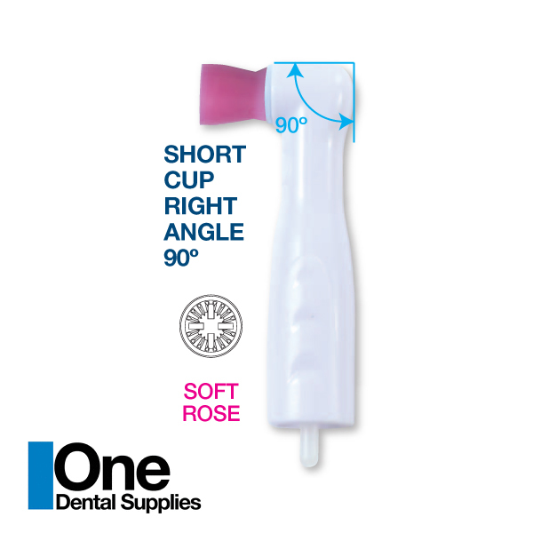 Dental Disposable Prophy Angles Soft Short Cups 90° – Latex Free 100’s