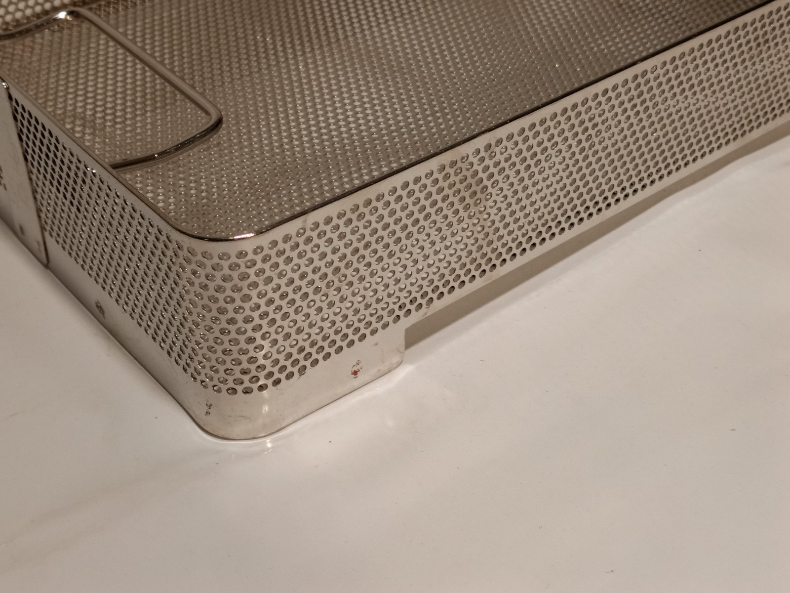 Unbranded Stainless Sterilization Tray Basket Set With Insert And Lid As Shown