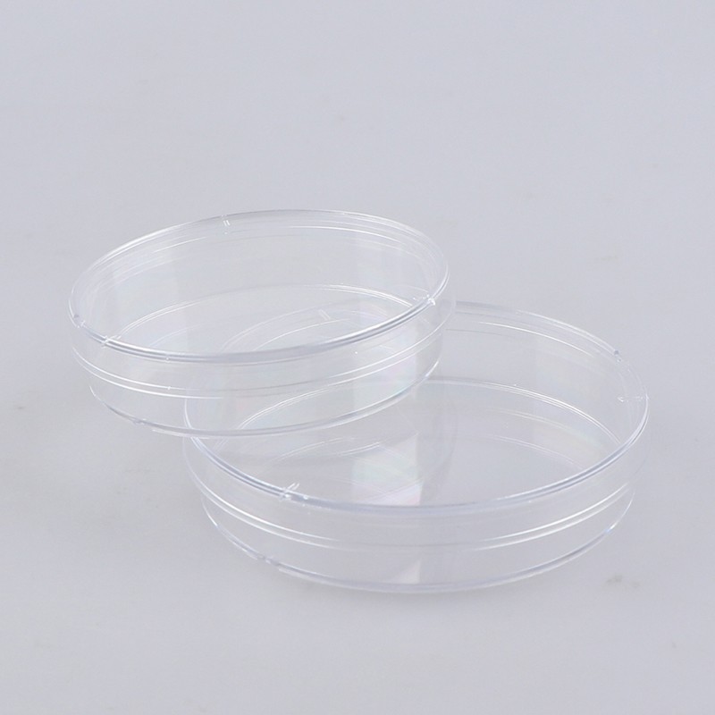 10Pcs/Set Polystyrene Sterile Petri Dishes Bacteria Culture Dish for Laborato-NN