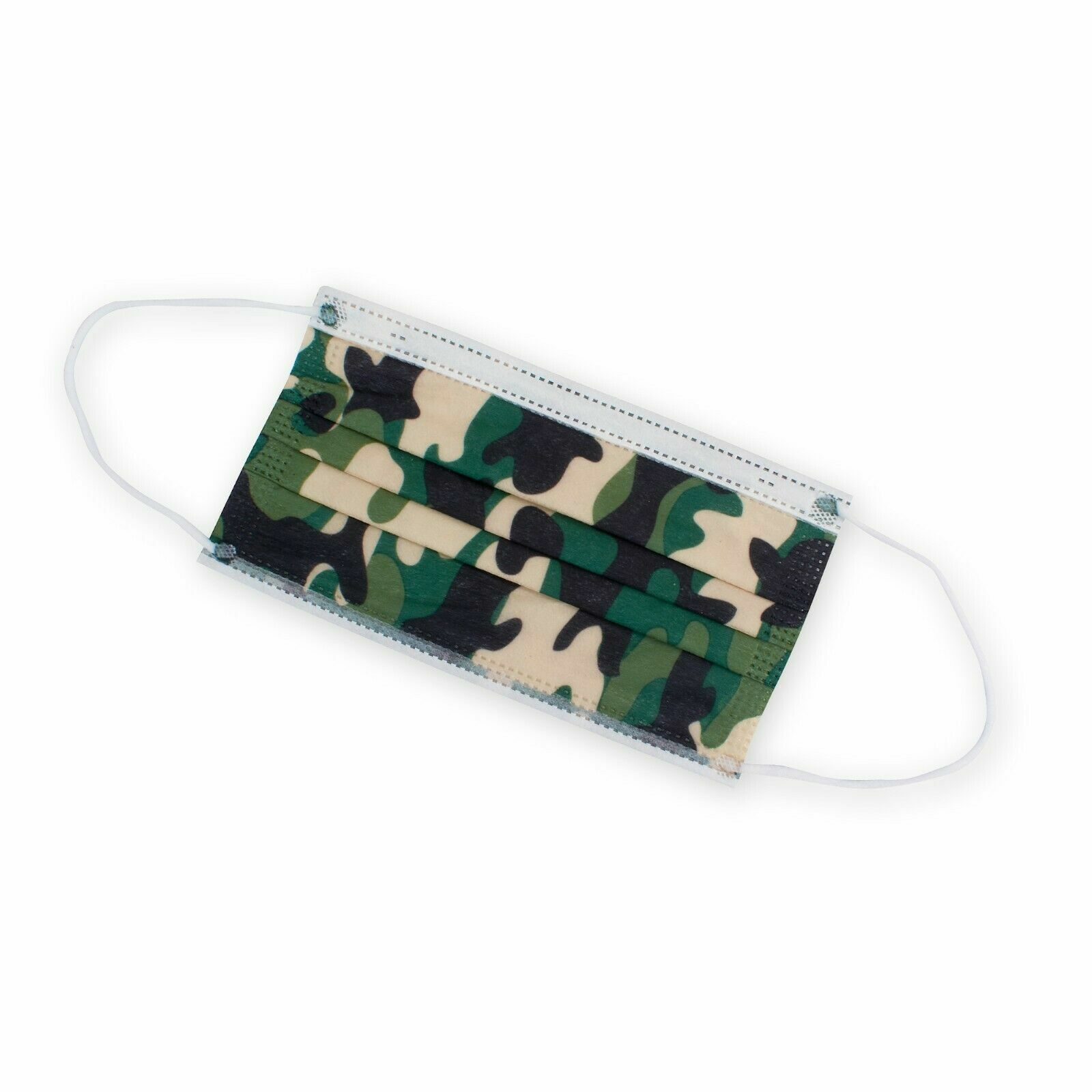 50 PCS Face Mask Non Medical Surgical Disposable 3Ply Earloop Mouth Cover