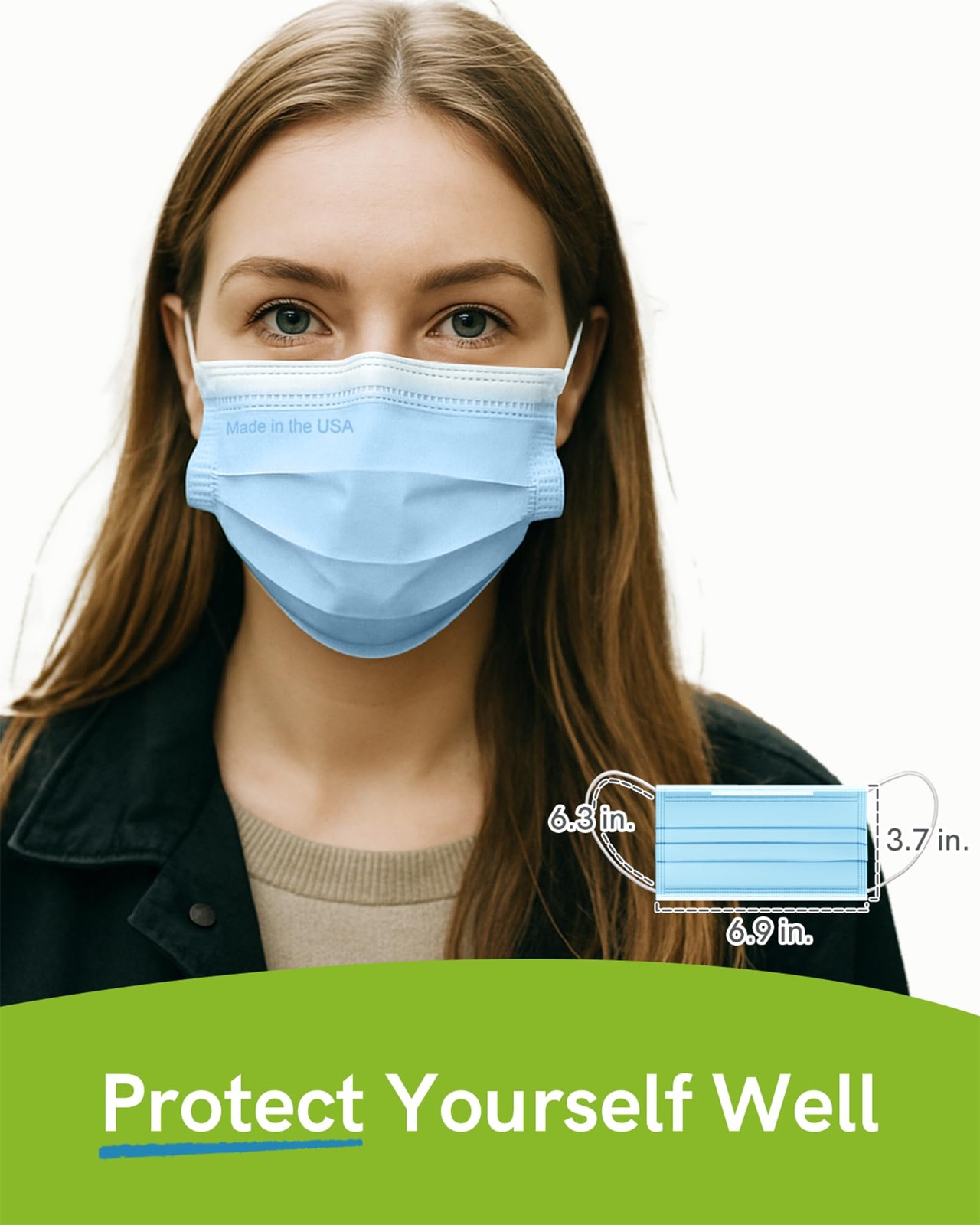 Disposable Masks, 3-Ply ASTM Level 3 , FSA/HSA Eligible, Breathable & Comfort…