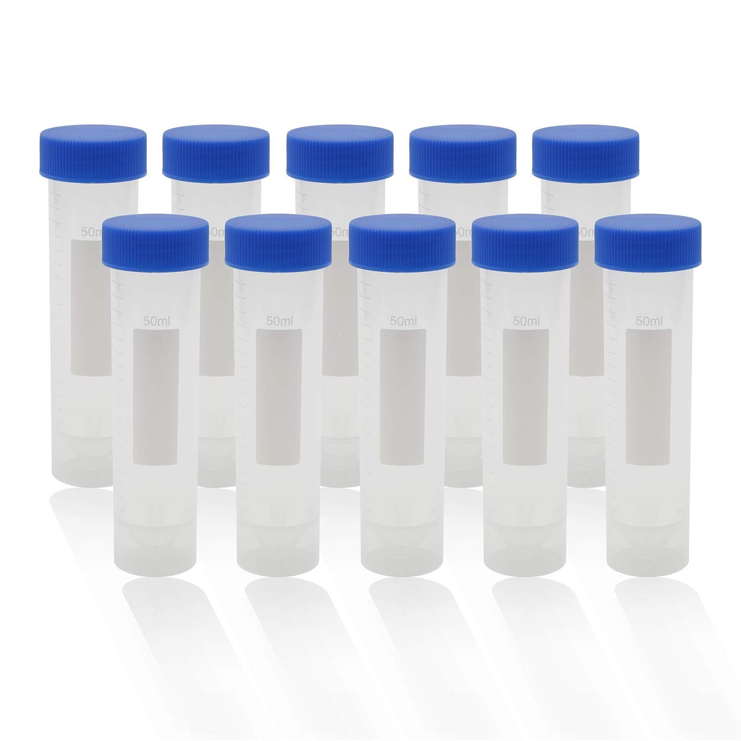 50ml Polypropylene Screw Top Self Standing Base Centrifuge Tube with Graduated