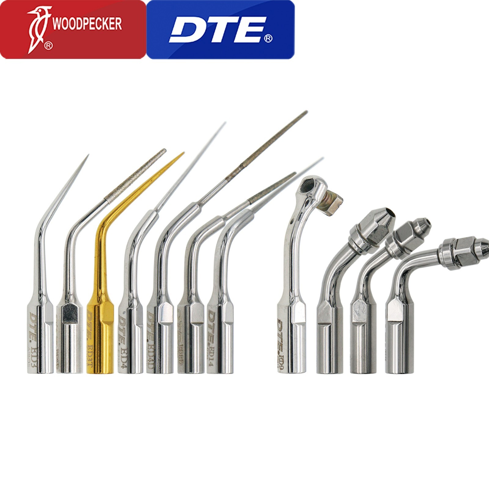 Woodpecker DTE Dental Ultrasonic Scaler Tips Endo Perio for SATELEC ACTEON NSK