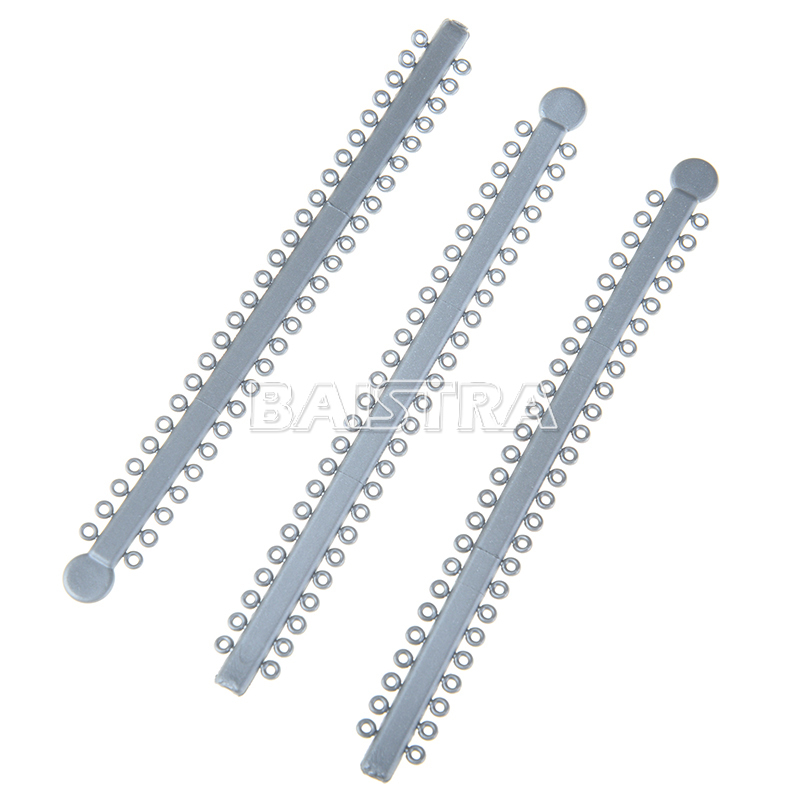 10 Packs Dental Orthodontic Elastic Ligature Ties Gray Latex 1000pcs/Pack