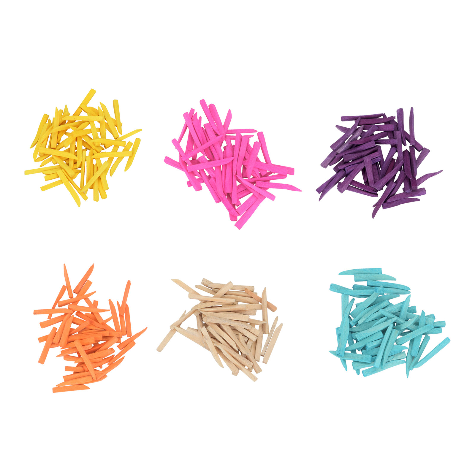 50Pcs/Box Dental Wooden Wedges Matrices To Protect Gums From Damage Multicolor