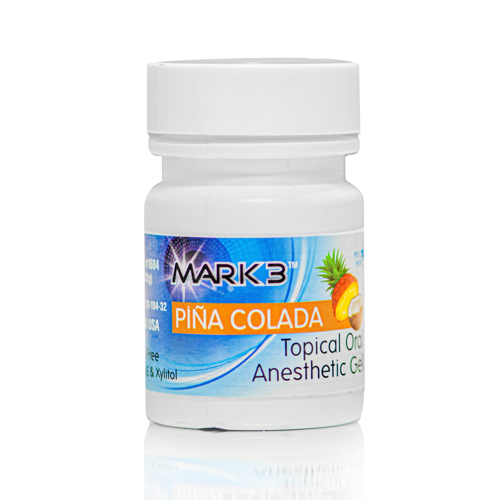 MARK3 Dental Topical Anesthetic Gel 1oz/32g Jar 20nzocaine in USA