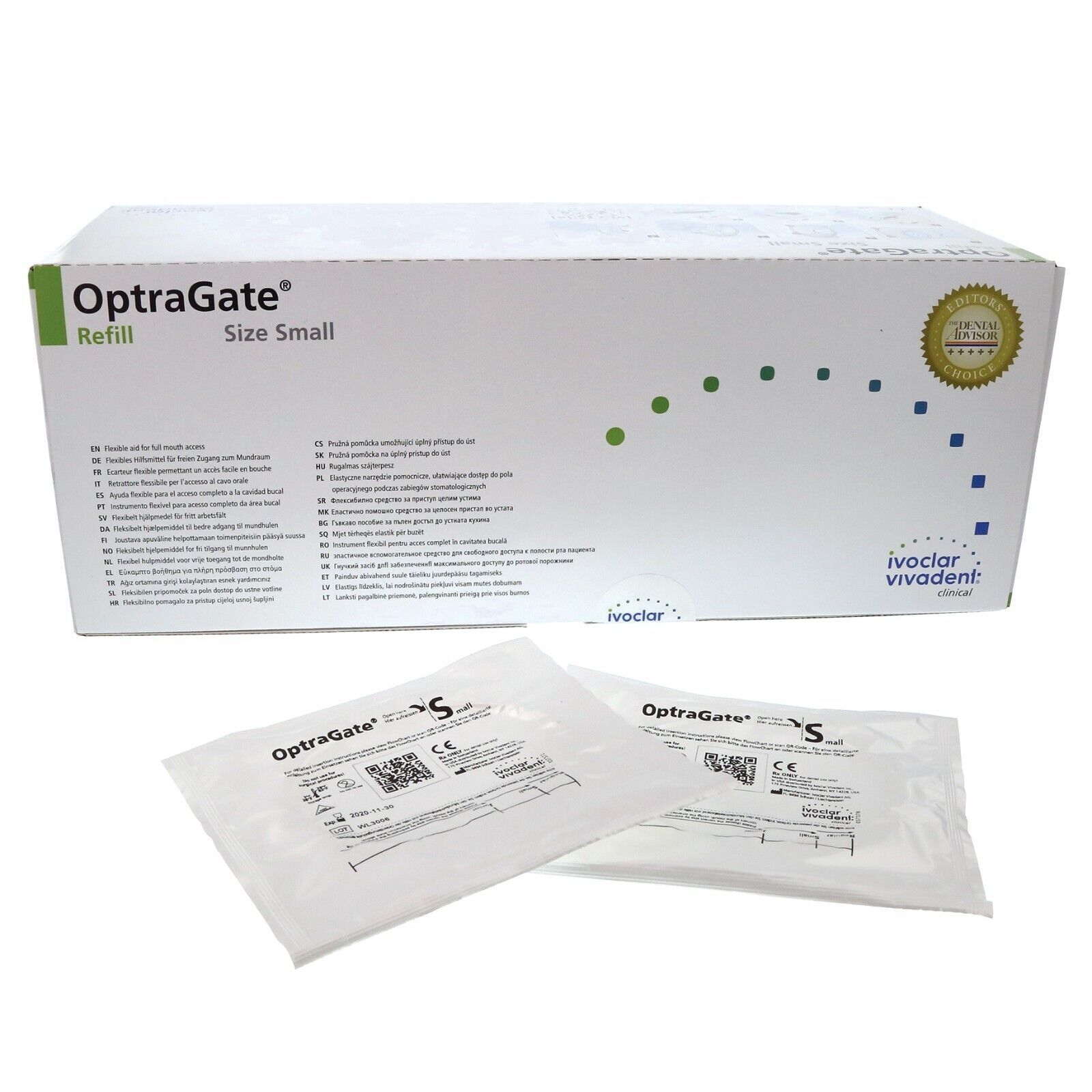 Ivoclar OptraGate Assortment Non Latex Optragate Lip & Cheek Retractor 40pc/pk