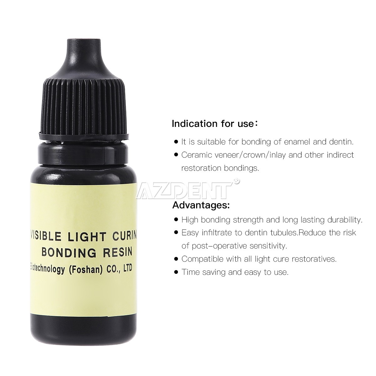 5ml Dental Adhesivo Adhesivo De Unión De Curado Con Luz Visible Dentina&esmalte