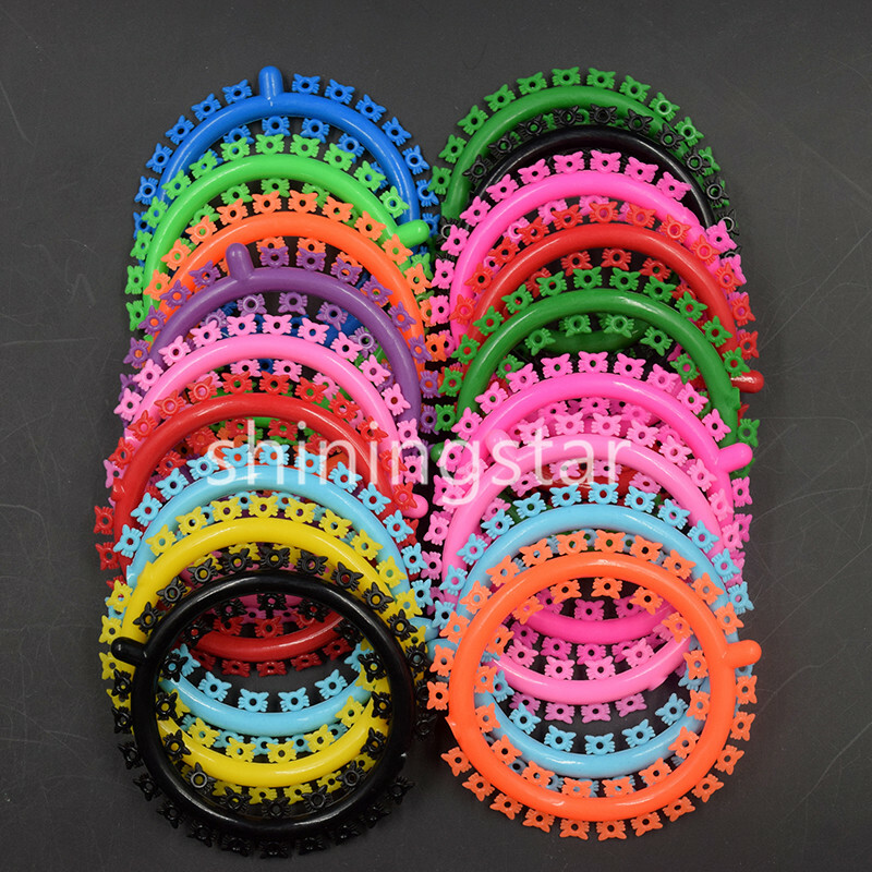 1000 Pcs/Pack Dental Orthodontic Cartoon Ligature Ties Assorted Color Kitty Cat