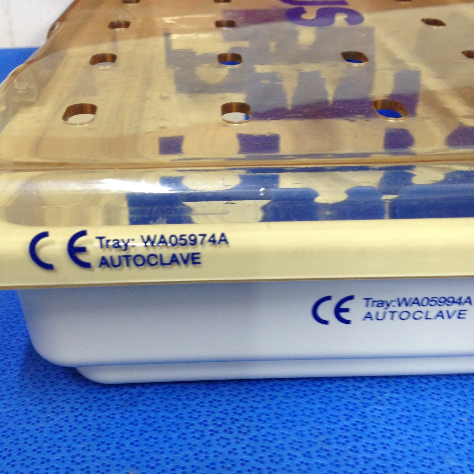 Olympus Sterilization Tray Autoclavable WAO5994A 19X9X3.5