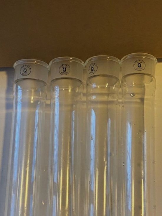 Q Glass Quartz 29/42 Outer Joint Bottom Round Capacity 150ml 4pcs
