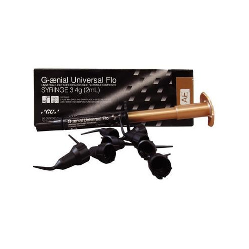 GC 004216 G-aenial Universal Flo Flowable Composite Syringe Adult Enamel 3.4gm