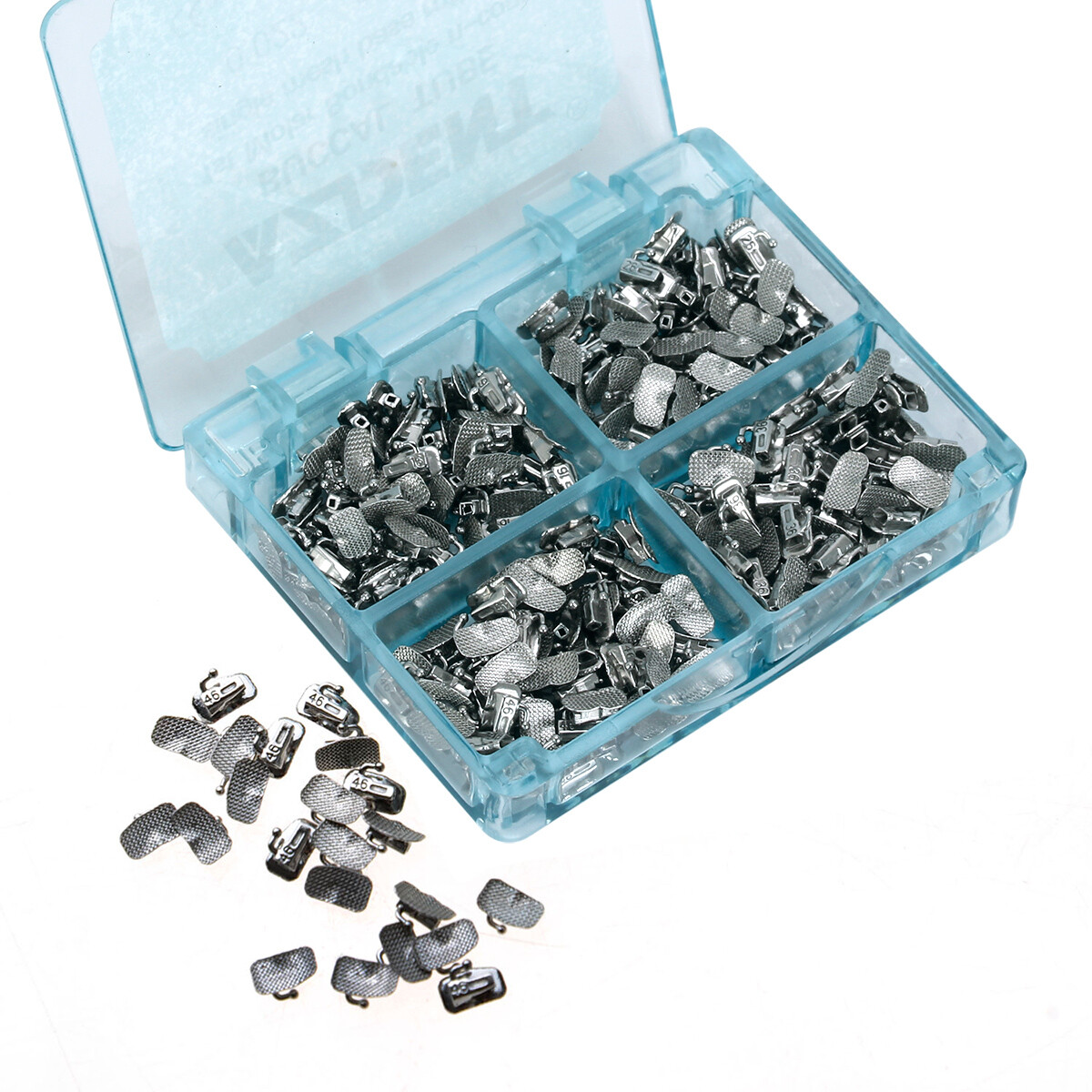 AZDENT Dental Orthodontic Buccal Tubes 1st Molar Bondable Non-Conv MBT/Roth .022
