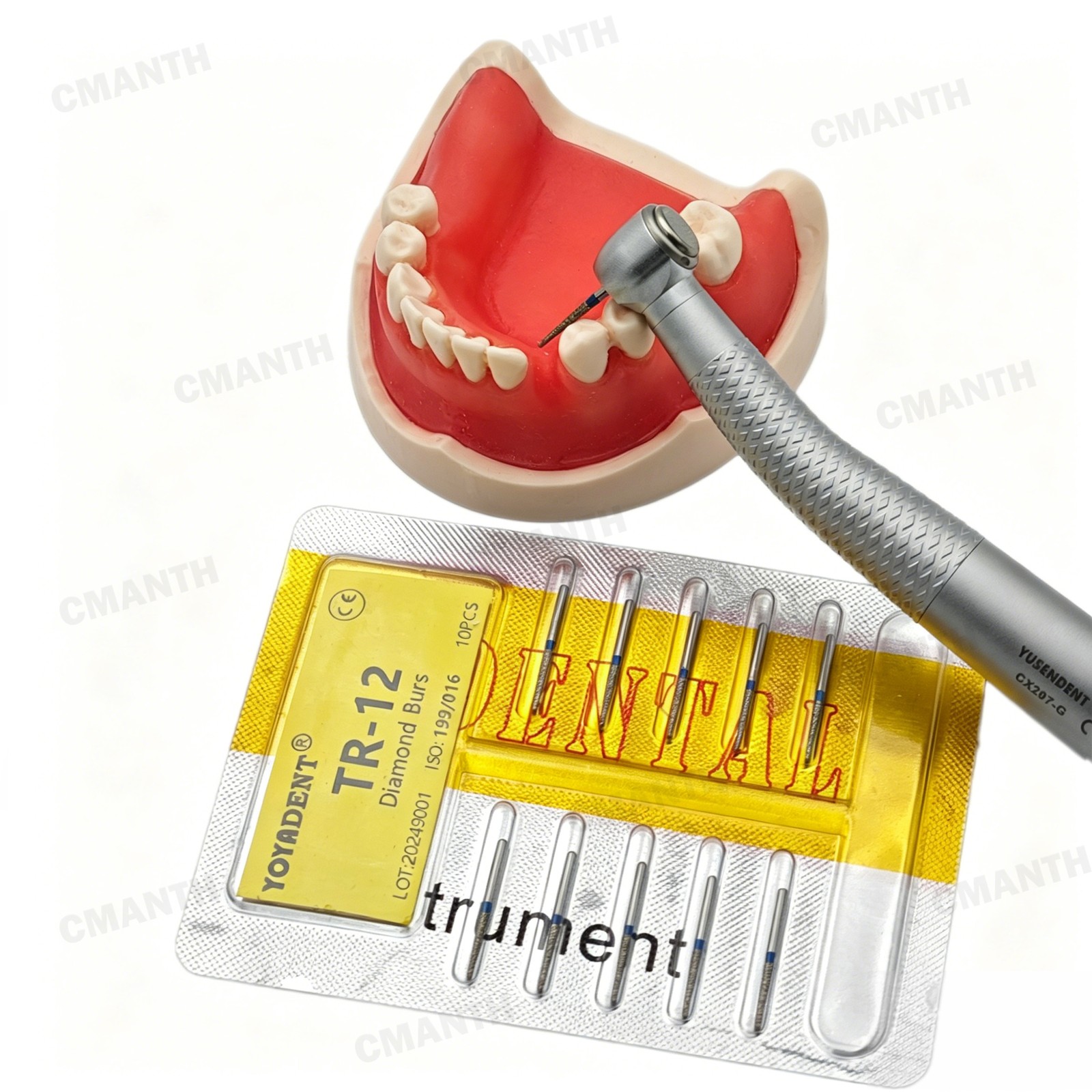 Dental Diamond Burs FG Special Shape For High Speed FrictionGrip Polishing Burs