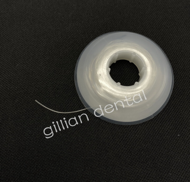 Dental Orthodontic Clear Powerful Solid Elastic Thread 7m/Roll 0.02 0.025 0.03″