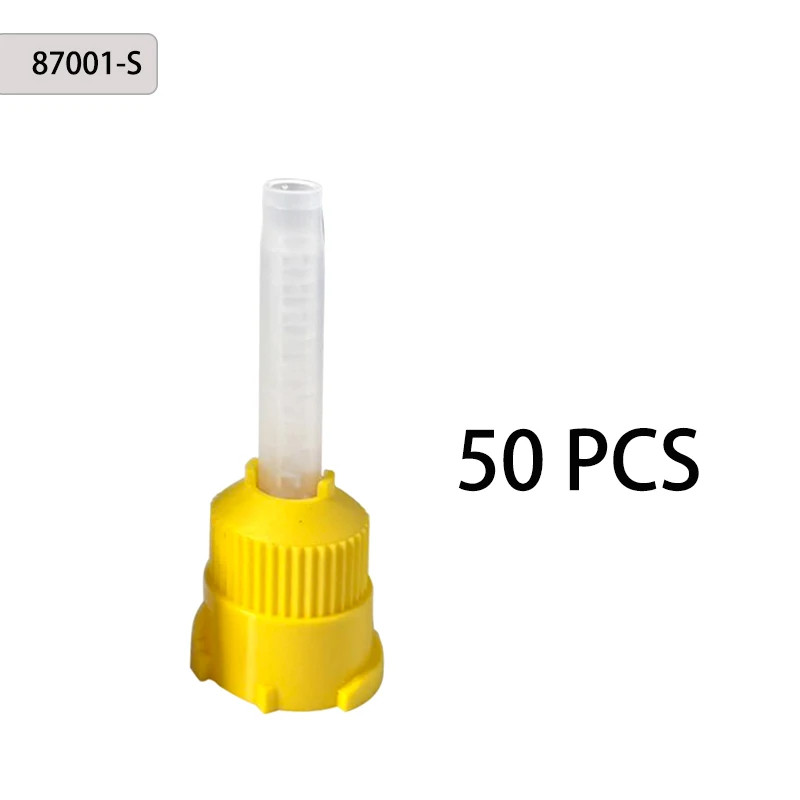 OneMed Dental Mixing Tips Impression HP Tips Yellow 5.0mm(1:1) 50Pcs/Bag