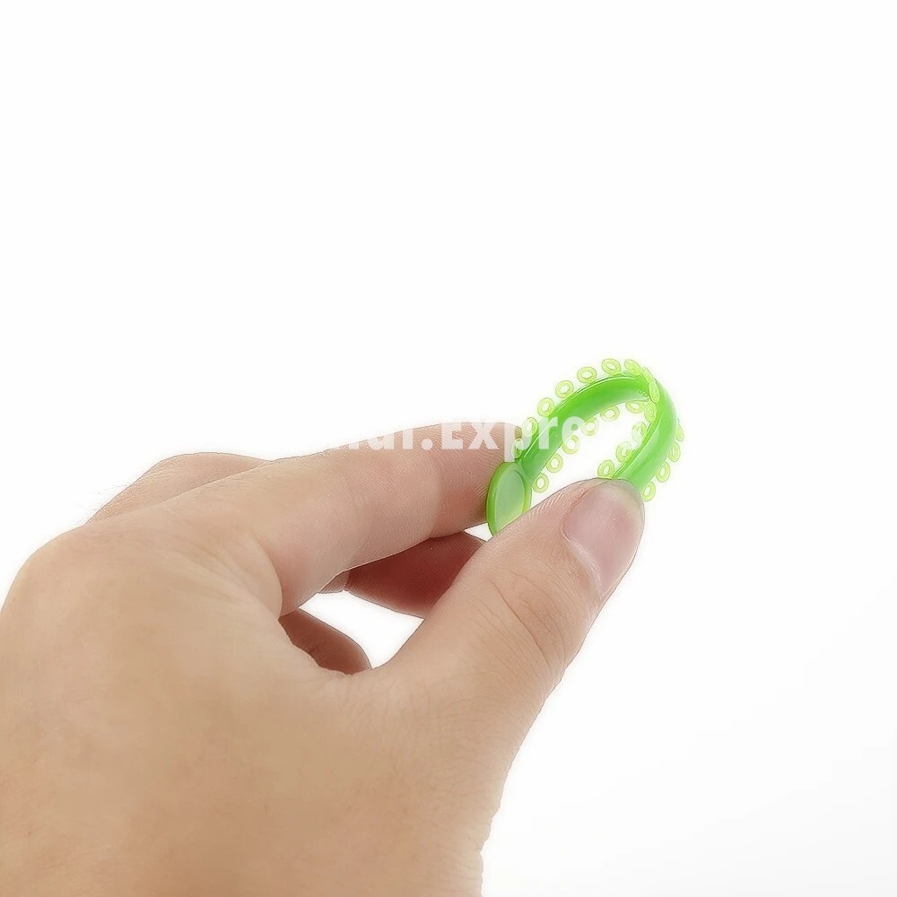 320/1040pc Dental Orthodontic Brackets Ligature Ties Braces Elastic Bands Rubber