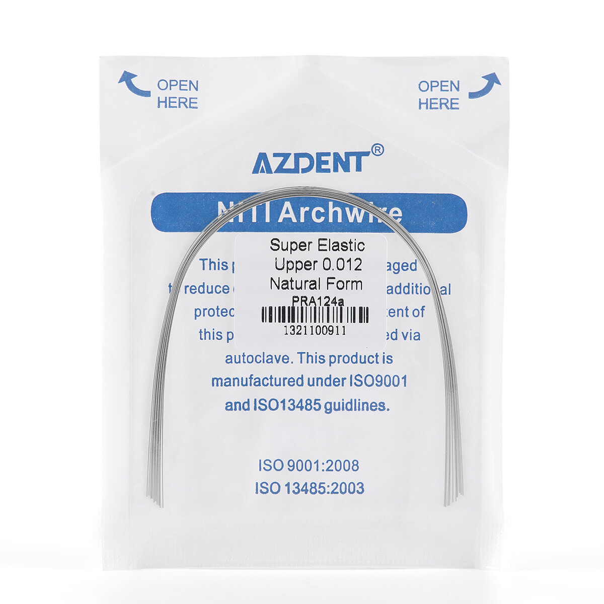 10X AZDENT Dental Orthodontic Super Elastic Niti Arch Wires Round Natural Form
