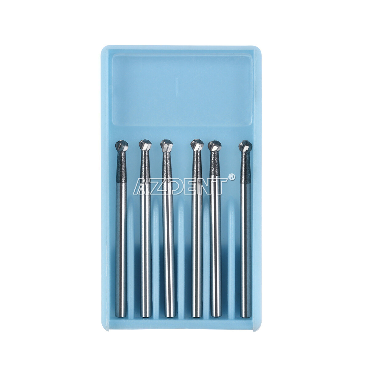 AZDENT Dental Surgical Handpiece FG Bur Tungsten Carbide Round/Straight Fissure
